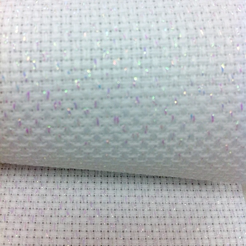 Высокое качество 14ST 14CT11CT вышивка крестиком холст ткань светло голубой цвет белый