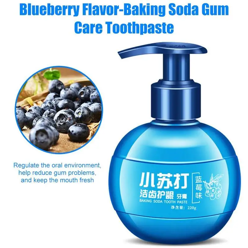 

Baking Soda Intensive Stain Removal Toothpaste Reduce Dental Plaque Whiten Teeth Freshen Breath Natural Stain-remover Oral Care