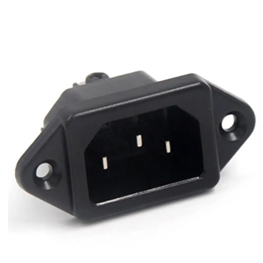 250VAC 3 Pin iec320 C14 Входной разъем питания с красной лампой кулисный переключатель 10A