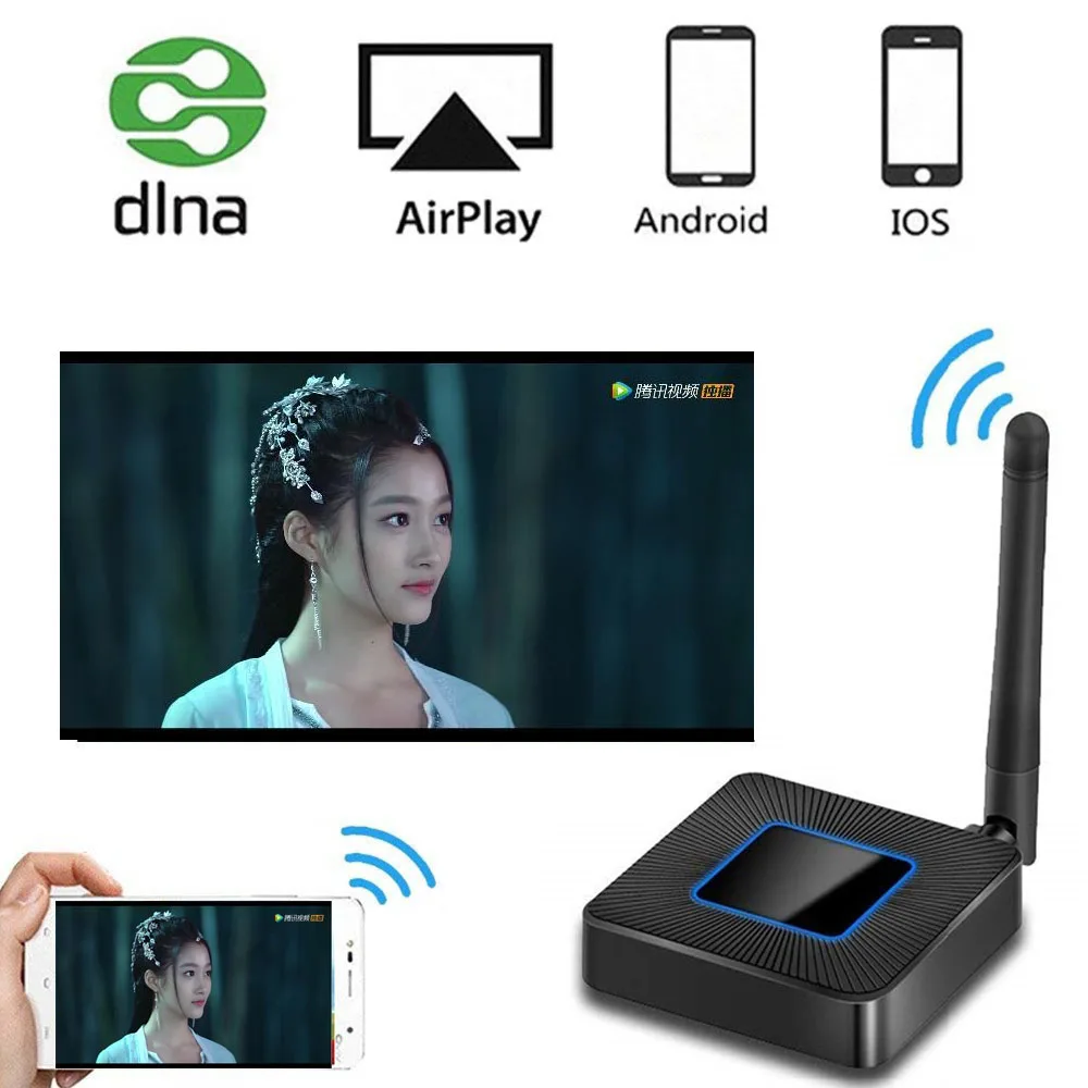 AV + HDMI 2 4G 5G Wifi дисплей ключ беспроводной экран Mirroring адаптер многоэкранный