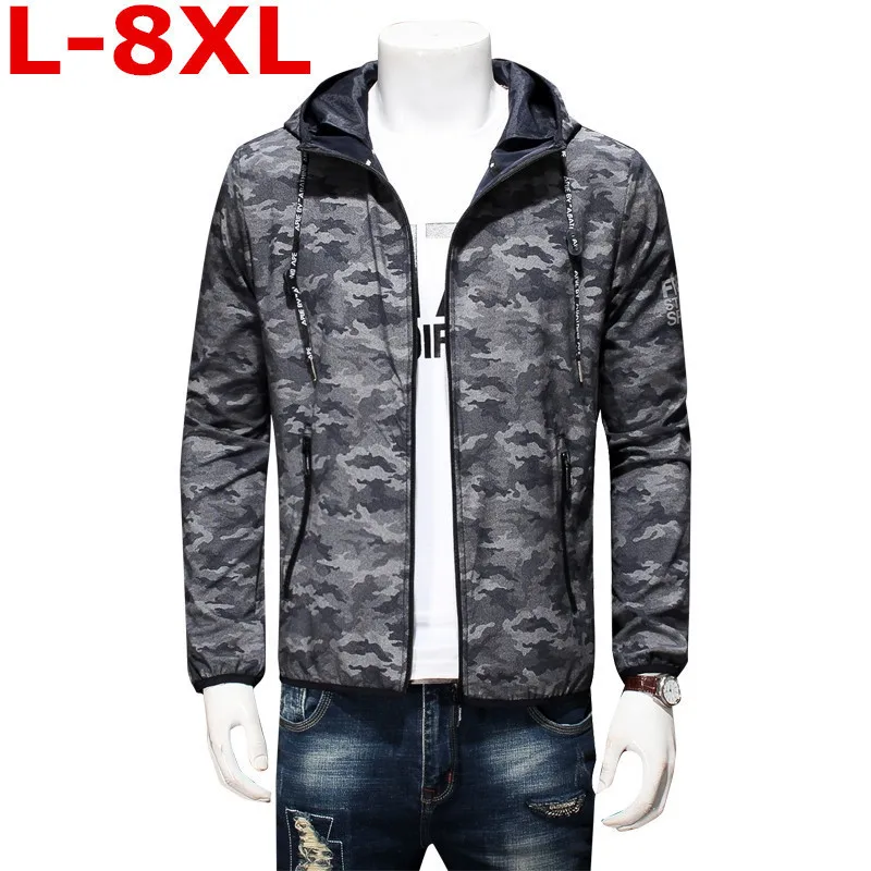 Размера плюс 8XL 7XL 6XL Для мужчин толстовки с капюшоном в стиле хип хоп мантия