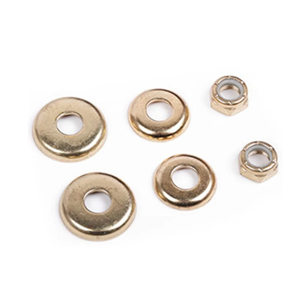 

4pcs ZWJ2824 Longboard Skateboard Bushings Bridge Washers Set Cup With Nuts Shock Absorber Bowl Cover Brand New Thickened Part