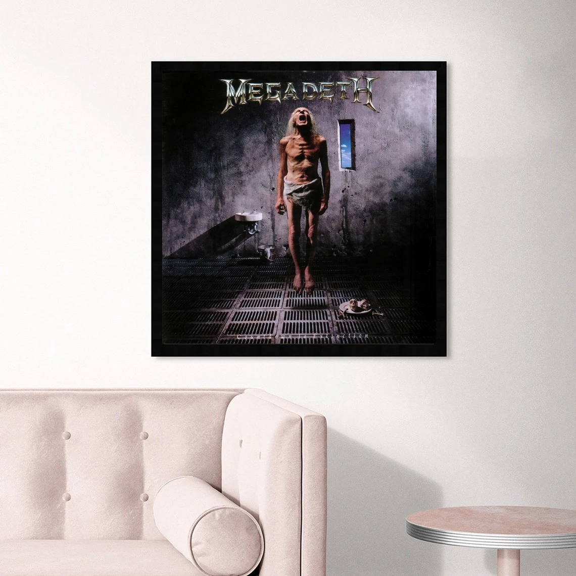 Постер Megadeth с обратным отсчётом до исчезновения музыкального альбома Обложка