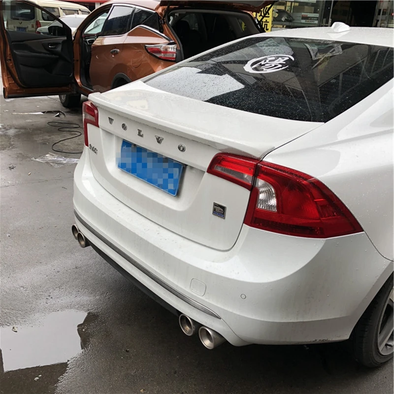 Спойлер для Volvo S60 спойлер из АБС материала заднего крыла автомобиля задний