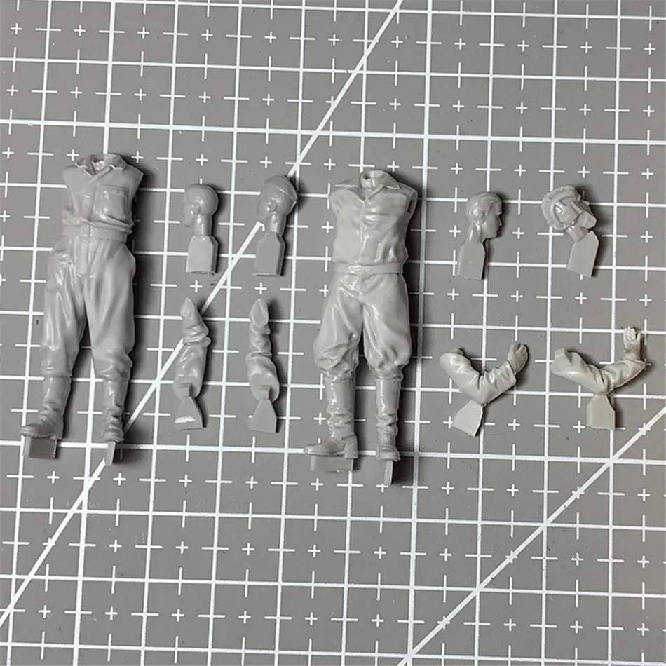 Танк Второй мировой войны 2 шт. фигурка из смолы масштаб 1/35 набор моделей Сборная