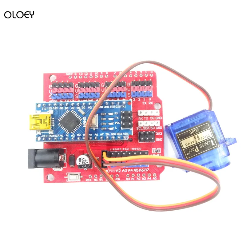 

Nano R3 Robot Kiy Div Electronic Components Parts Mechanical Arm Parts 9G Gear Micro Servos Components Maker Tools