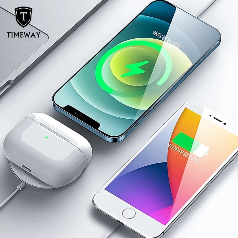 

Беспроводное зарядное устройство 15 Вт QC Быстрая зарядка для iPhone XS MAX 11 12 PRO 13 PRO MAX портативное магнитное зарядное устройство док-станция