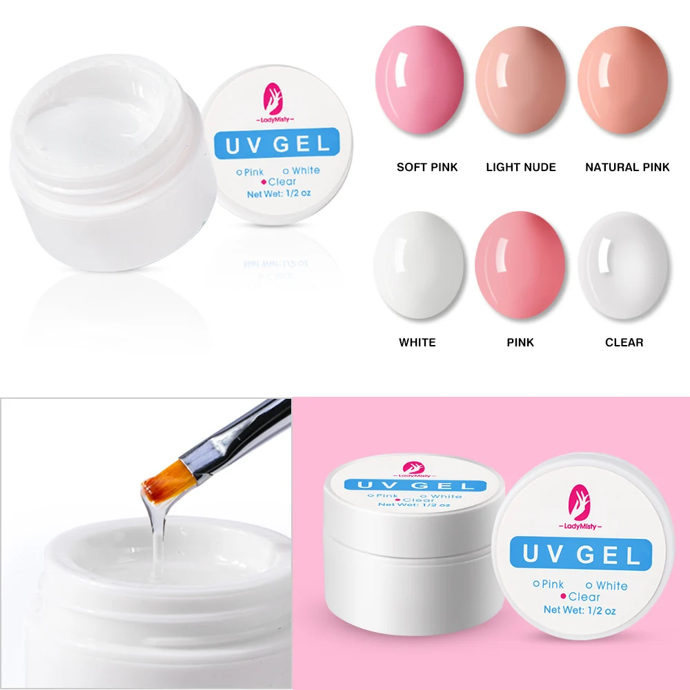 Гель-лак для наращивания ногтей 6 цветов | Красота и здоровье