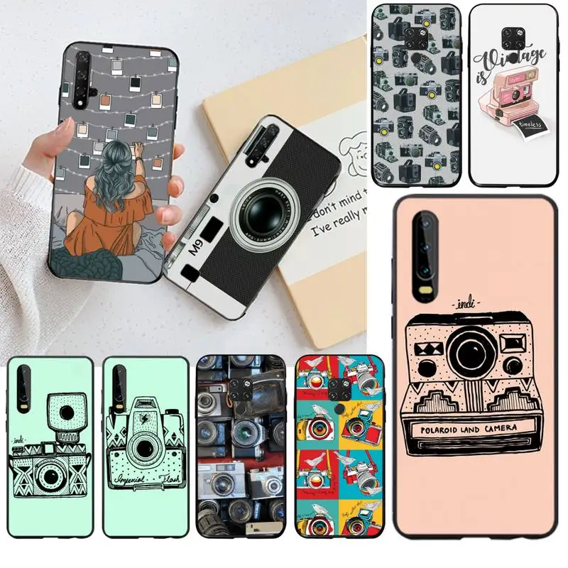 Новый черный чехол для мобильного телефона Huawei P40 P30 P20 lite Pro Mate 20 P Smart 2019