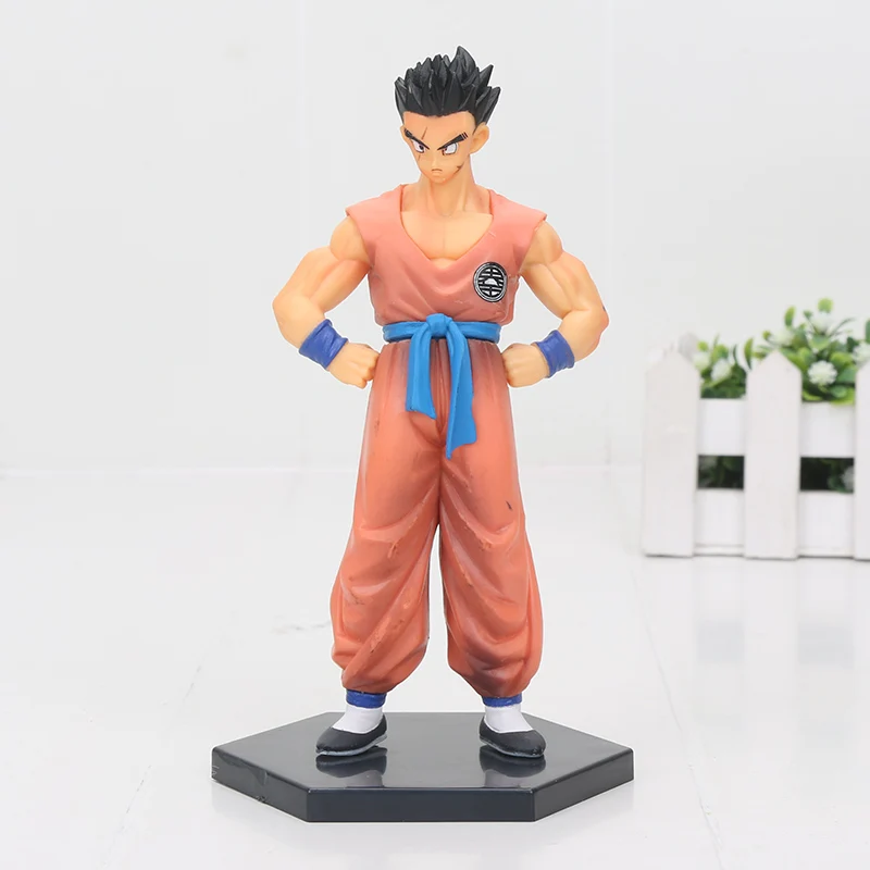 Dragon Ball Z Super Saiyan Son Gohan Goku фигурка стрекозы фигурка трусы Вегета Чичи лазурит фигурка freeza телефон игрушки с ремешком - Цвет: Шоколад