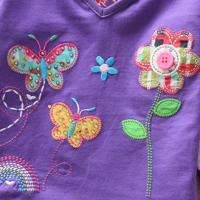 Футболка детская х/б с длинным рукавом в полоску|girls tees|baby teet shirt kids |