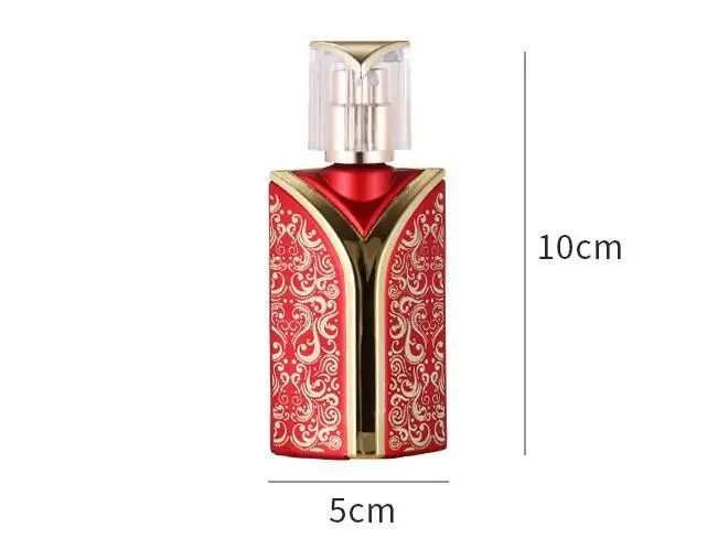 

30ML Portable Exquisite Rhombus Perfume Glass Spray Bottle 60PCS/LOT