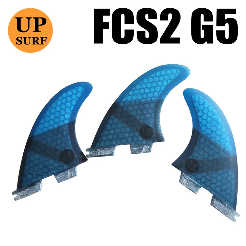 G5 blue 3 шт./4 шт./5 шт. fcs2 плавники G7/G5/GL плавники для серфинга стоячие fcs 2 водные виды спорта fcs ii плавники quilla surf стоячие весло плавник - Цвет: G5 blue
