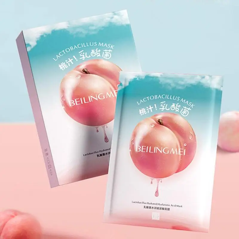 1/10 шт персиковая маска для грудного молока йогурт увлажняющая молочная кислота