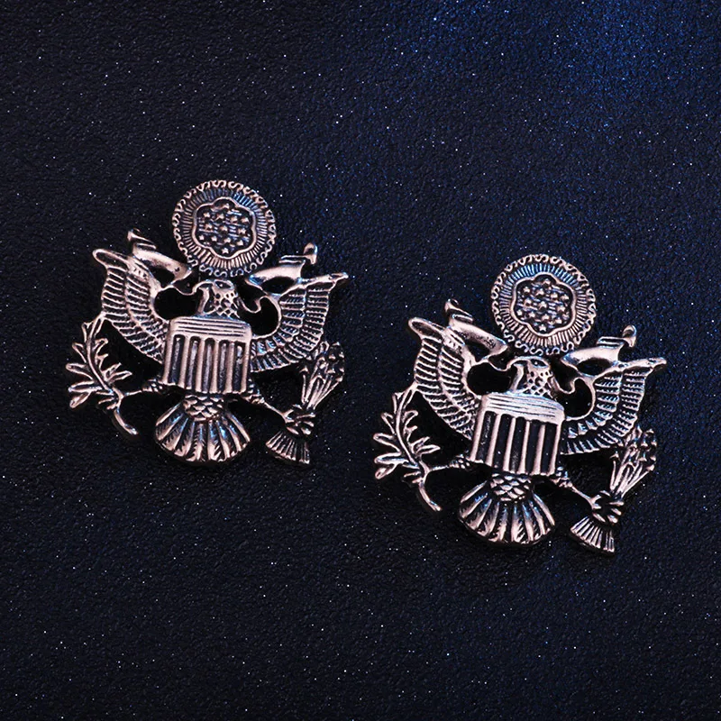 Новый Ретро значок орла Wings Брошь булавка металлический воротник одежда отворот