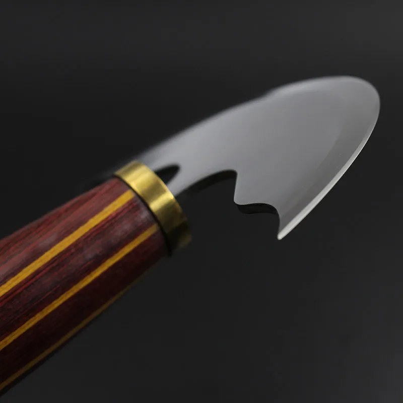 Нож для резки кожи полукруглый нож ручной инструмент DIY и ткани|Резка| |