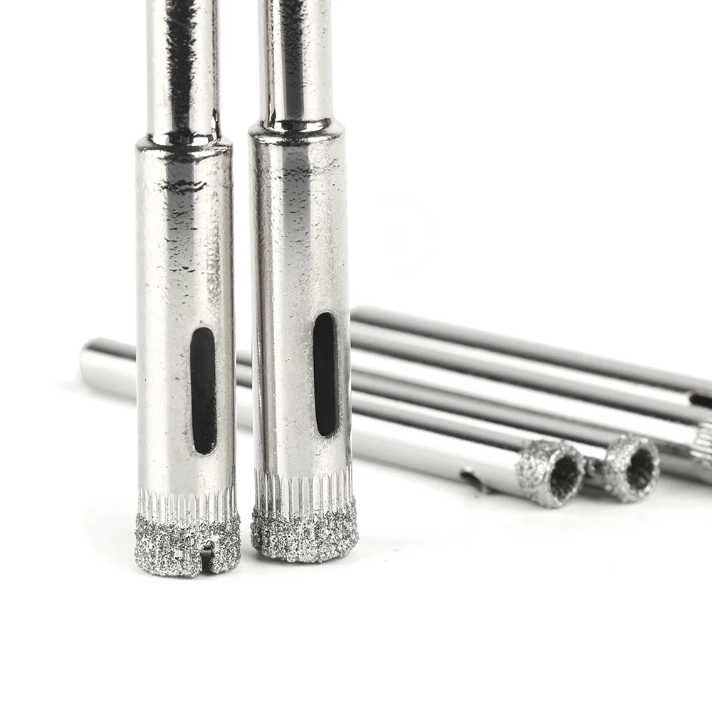 Кольцевая пила с алмазным покрытием набор из 10 насадок 3/4/5/6/8 мм для плитки