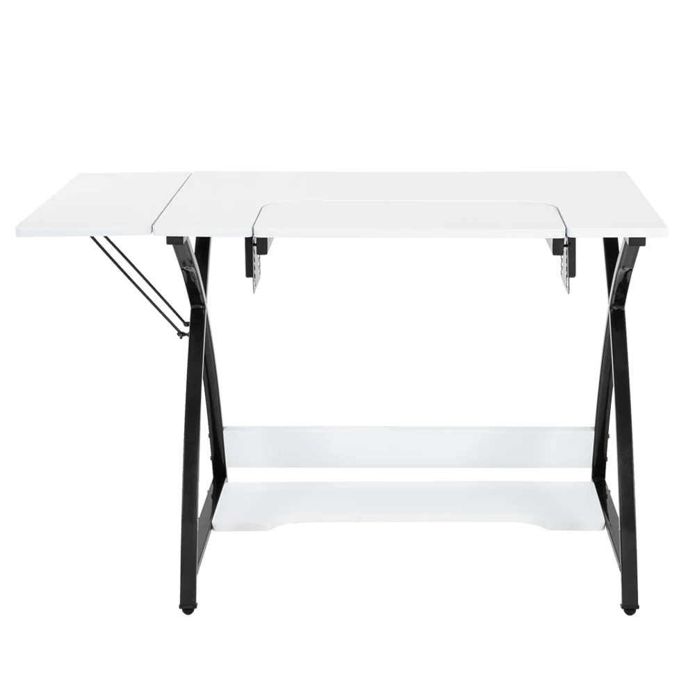 

Multifunction Worktable Computer Desk Table Study Table Sewing Machine Table Cutting Table Oshion SCT-46 - White[US-W]