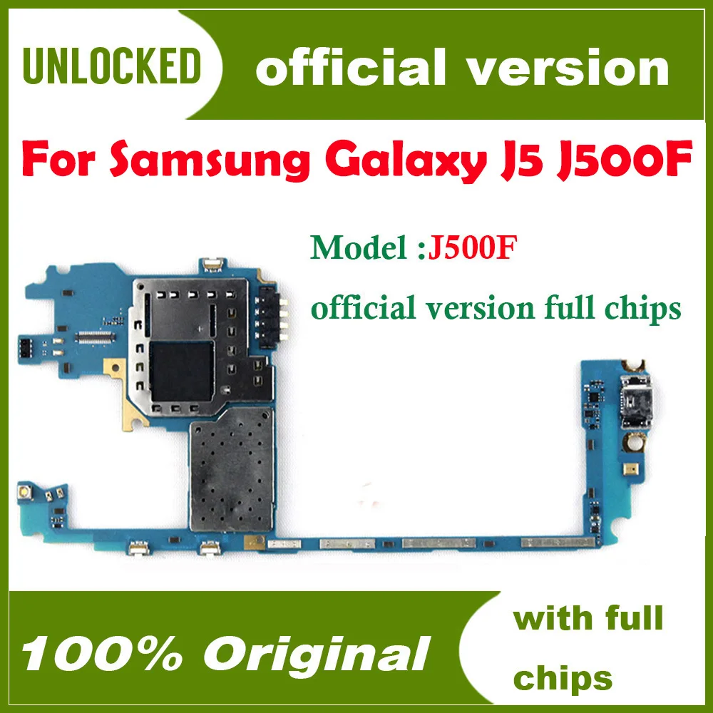 Хорошо работающая материнская плата для Samsung Galaxy J5 J500F с чипами логическая