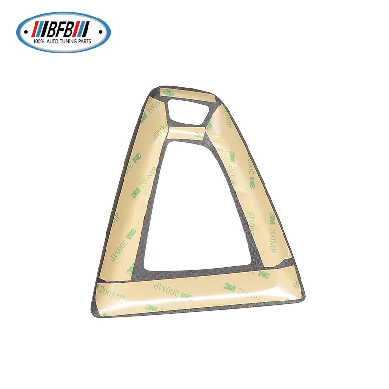 BFB Настоящее сухое углеродное волокно ручка переключения передач рамка консоли