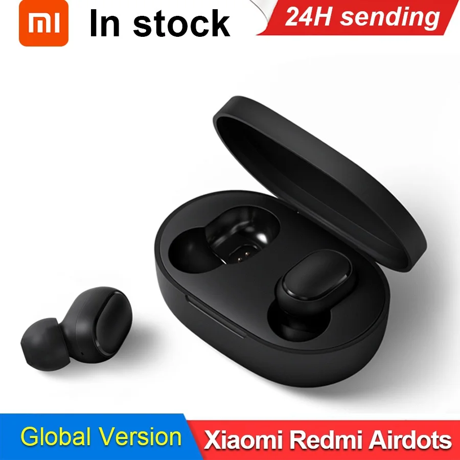 Xiaomi Redmi Airdots 5,0 TWS настоящие беспроводные Bluetooth наушники DSP шумоподавление с зарядным устройством