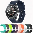 Ремешок силиконовый для Samsung galaxy watch 3 45 мм, спортивный браслет для наручных часов, 22 мм 46 мм