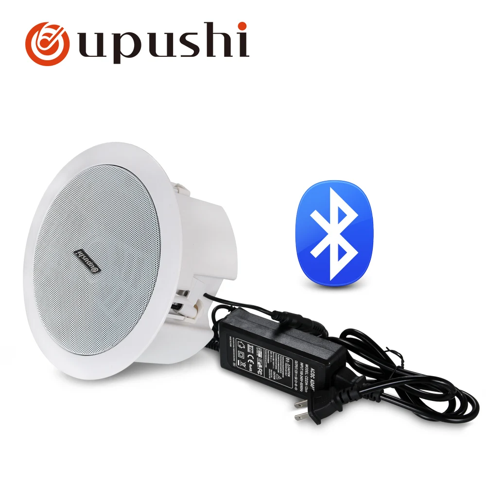 4.5" Portable bluetooth speaker 10w in ceiling speaker 8ohm audio stereo in wall mount loudspeaker for home surround system