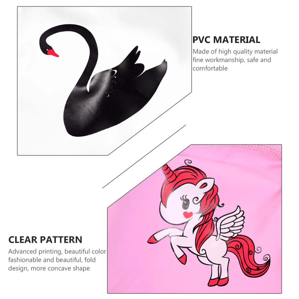 

3pcs Animal Printing Waterproof Swimming Cap Children Swim Hat Bathing Cap