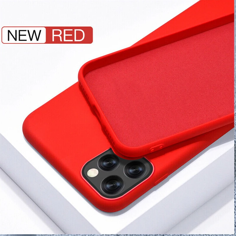 Красный YISHANGOU чехол для Apple iPhone 11 Pro Max 6 S 7 8 Plus X XS MAX XR милый карамельный цвет пары Мягкий Силиконовый противоударный чехол - Цвет: Красный