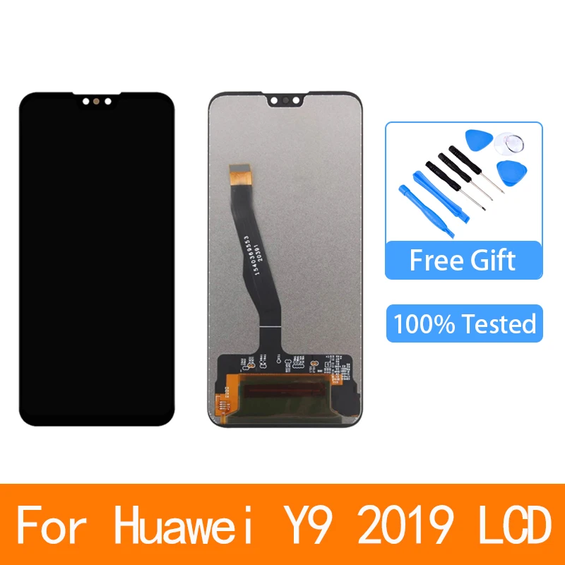 

2340*1080 10-Touch Original LCD For HUAWEI Y9 2019 Lcd With Frame Display Screen For HUAWEI Y9 2019 Screen JKM-LX1 JKM-LX2 LX3