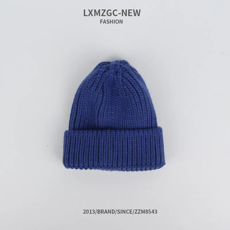 

Candy Colors Winter Hat Women Knitted Hat Warm Soft Trendy Hat Kpop Style Wool Beanie Elegant Knitted All-match Hat