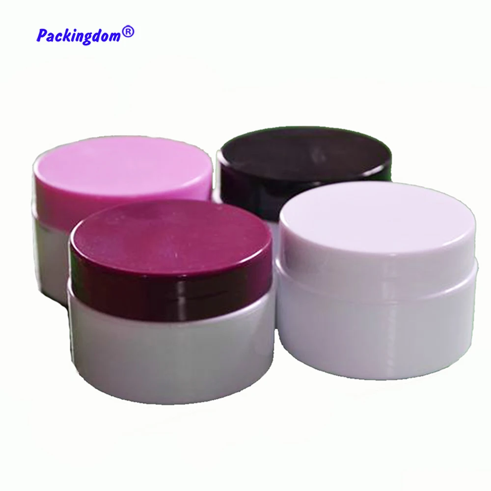 30 шт. пустой пластиковый контейнер для косметики белый образец тела упаковка