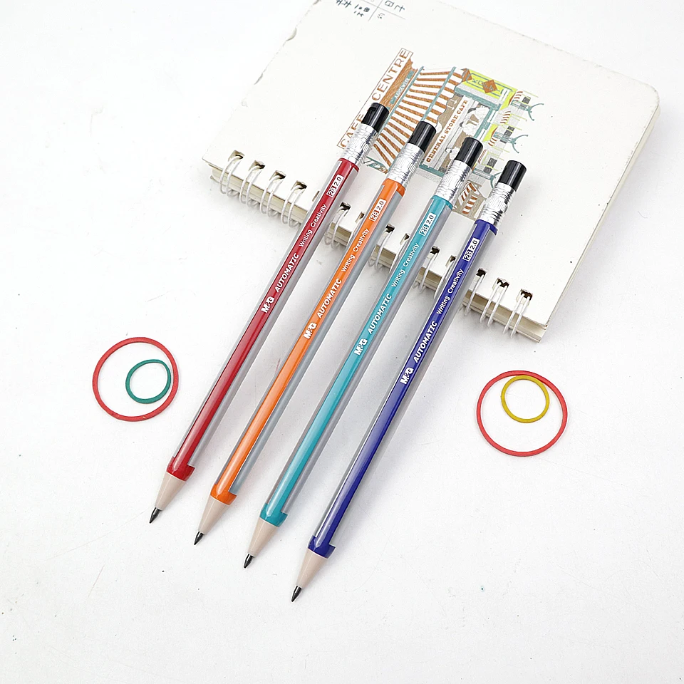 Карандаш автоматический механический 2 0 мм милый пластиковый в горошек для детей