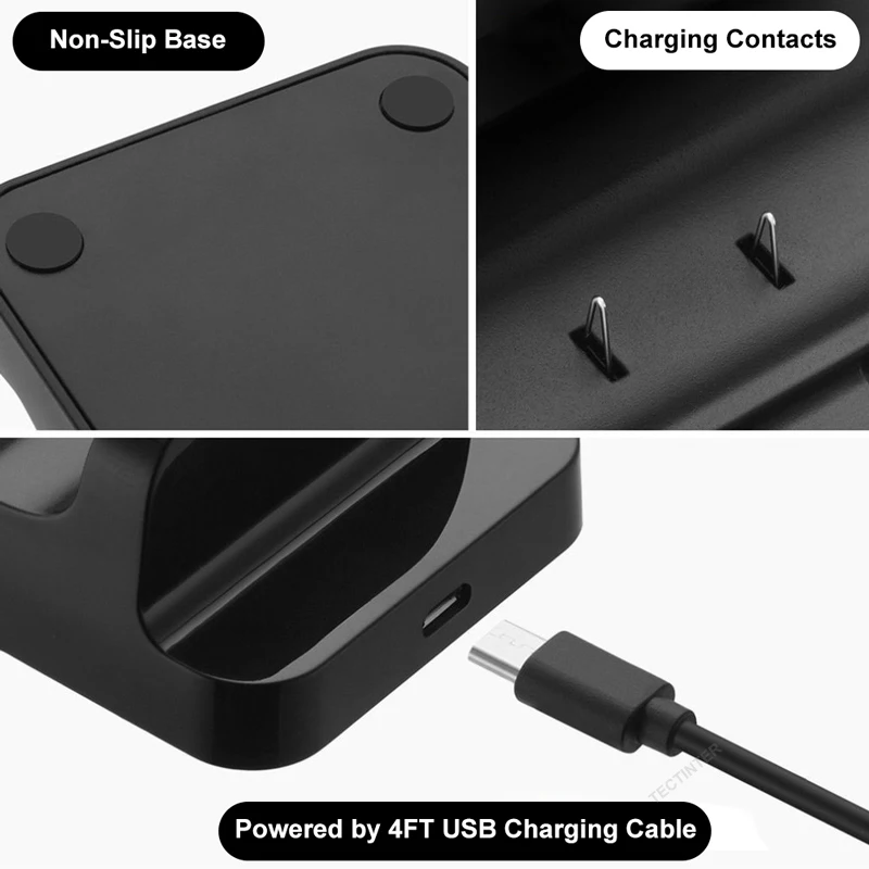 dual charger for xbox one slimx controller gamepad battery charger joystick charging base dock station stand gaming accessories free global shipping