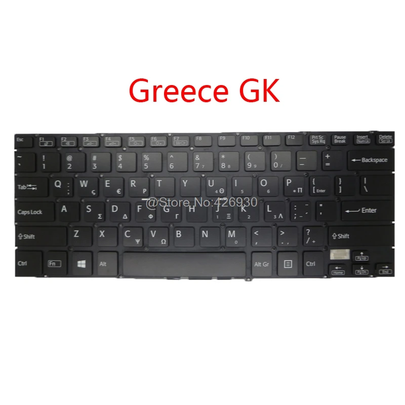 Ноутбук с подсветкой GK HU SL PO CZ клавиатура для SONY VAIO SVF14A SVF14A15ST SVF14A1C5E SVF14A1M2E SVF14A1S9R