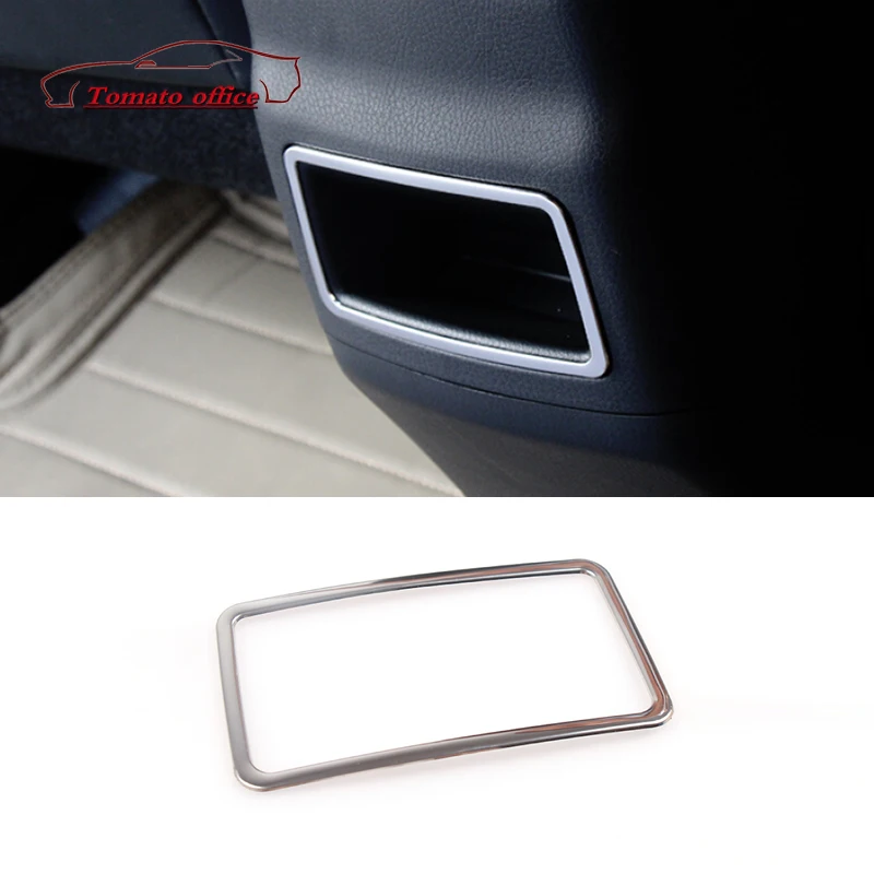 

2013 2014 2015 2016 2017 for Toyota Corolla Altis E170 Stainless Steel Car Back Rear Air Condition outlet Vent frame Cover Trim