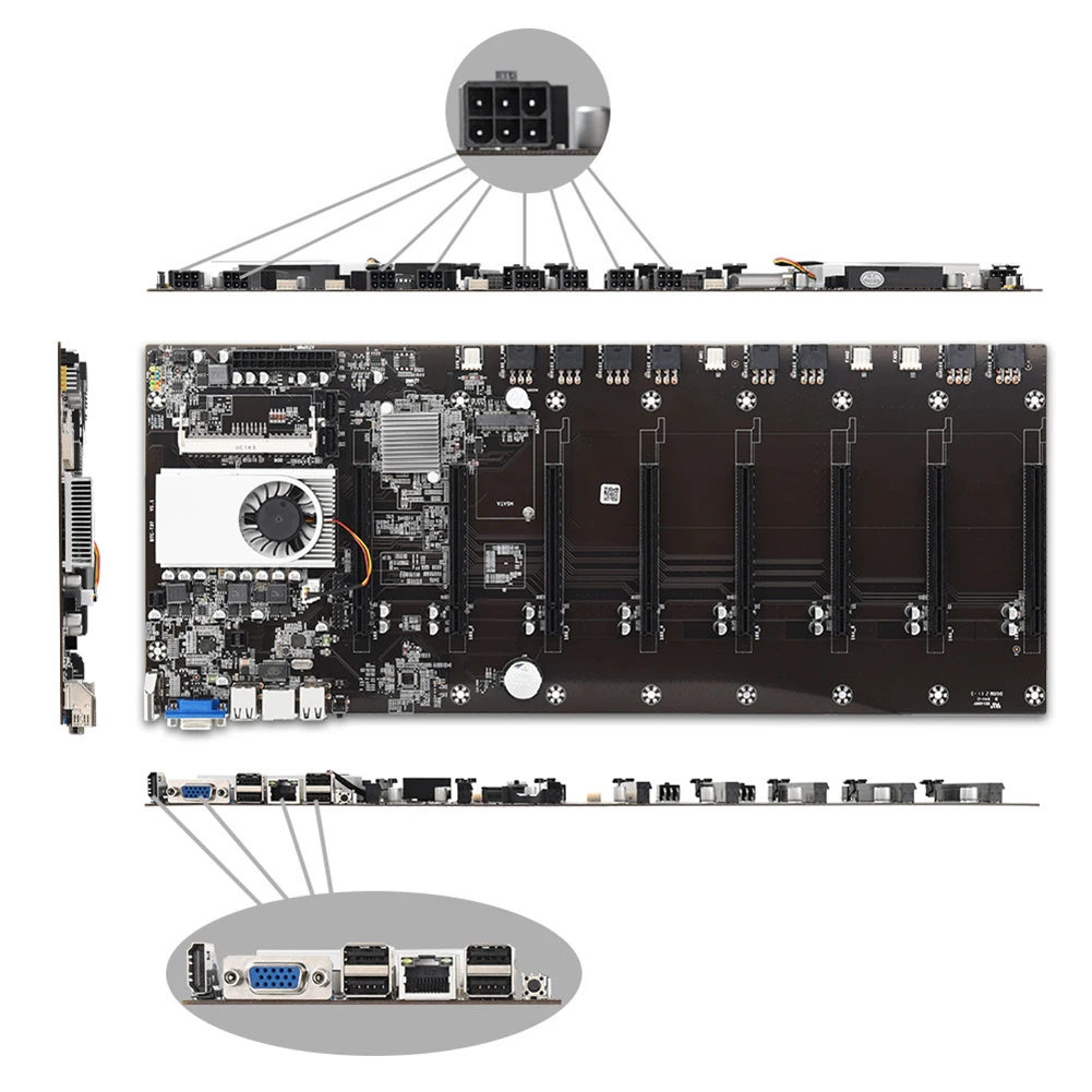 

8 GPU PCI Express 16X DDR3