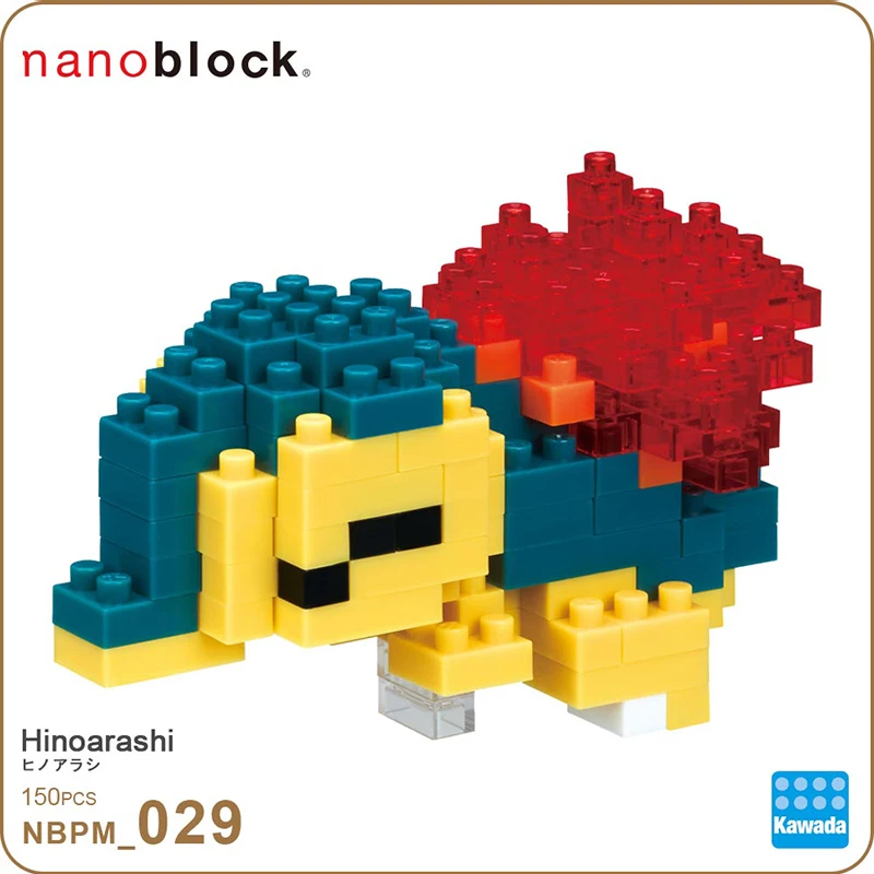 Nanoblock Покемон Пикачу NBPM 029 хиноараши 150 шт. Уровень 2 аниме мультфильм Алмаз