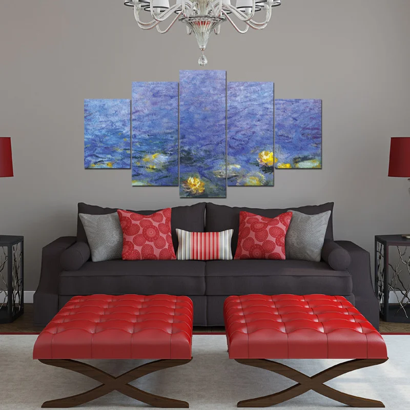 

Wall Art Decor Turquoise Home Decor Wall Paintings Decoracion Para Sala Photo Frames for Picture Wall Posters No Frame Art Wall