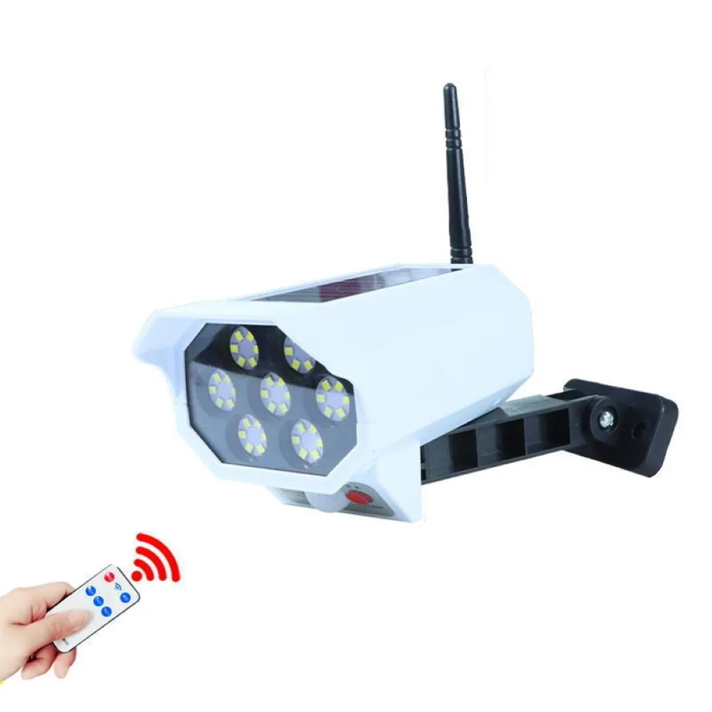 

LED Solar Wall Light Simulation Monitoring Camera Solar Power Lights Motion Sensor Street Lamp for Outdoor Garden
