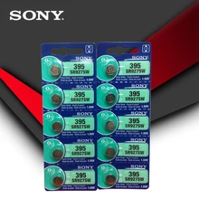 10Pc Sony 100% Nguyên Bản 395 SR927SW 399 SR927W LR927 AG7 1.55V Pin Đồng Hồ SR927SW 395 Nút Đồng Tiền Tế Bào sản Xuất Tại Nhật Bản