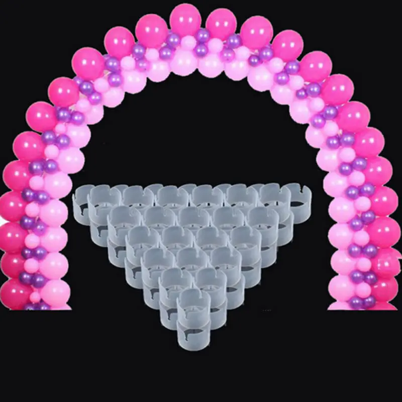 Зажим для воздушного шара в форме цветка сливы держатель пряжка с кольцом