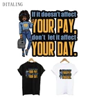 Термонаклейки на одежду для афро-американских девочек