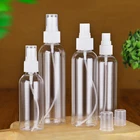 Многоразовые бутылки для путешествий прозрачный Пластик флакон духов 10206080150200250 мл пустой распылитель для парфюмерии маленькая бутылка-спрей