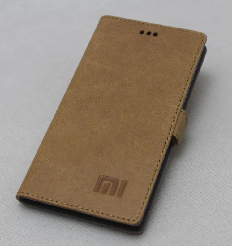 Чехол-книжка из натуральной кожи для Xiaomi mi4S | Мобильные телефоны и аксессуары