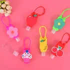 1 шт. 30 мл портативный мини мультяшный держатель для дезинфицирующего геля безопасный ручной диспенсер геля с брелком мини держатель для дезинфекции для детей