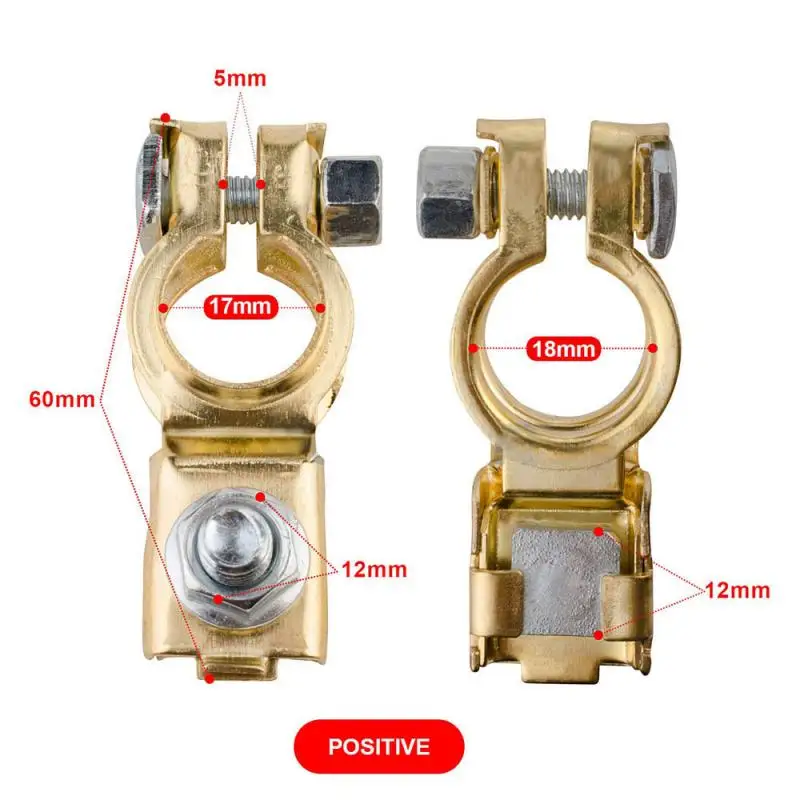 A Pair 12V Quick Release Lift Connector Clamps Battery Terminal for Vehicle Cable Clamp Corrosion Resistant Durable | Автомобили и