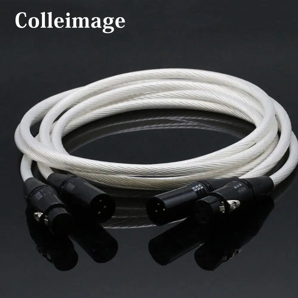 Пара кабелей Colleimage Hifi Neutrik XLR 2 кабель Hi end папа мама с позолоченным разъемом