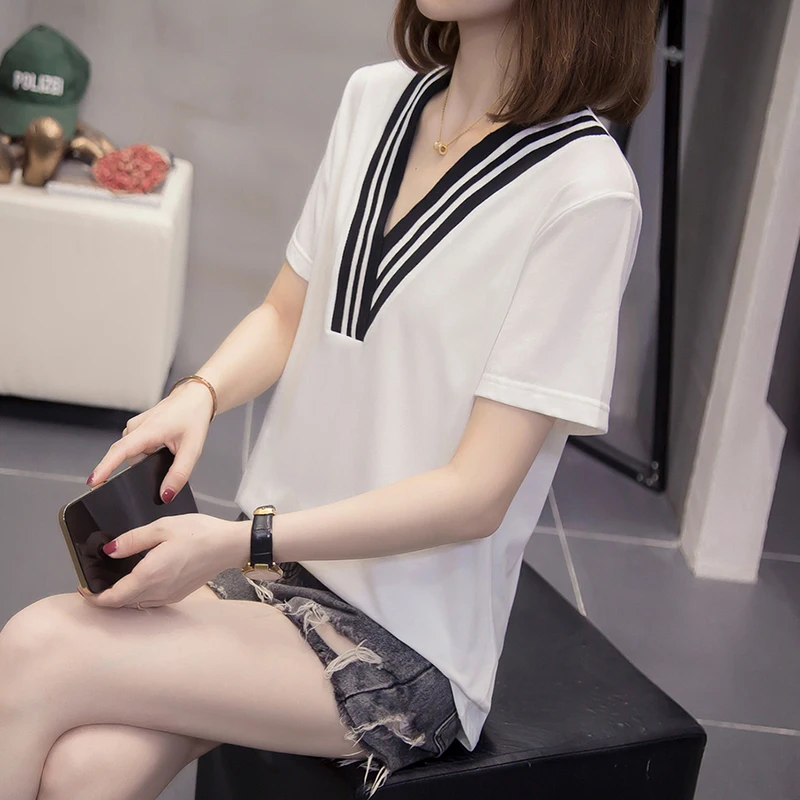 

T Shirt Women Sexy Tumblr Graphic tee pink t shirt Casual t shirts Bae White