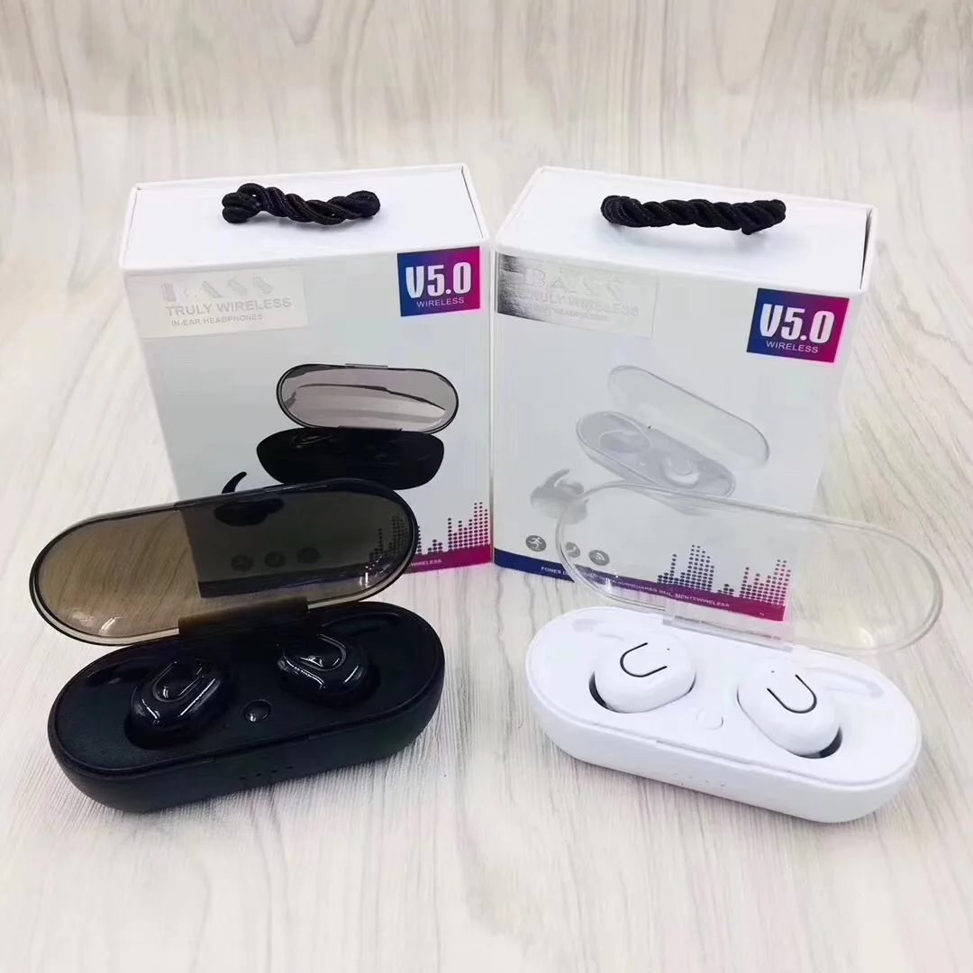 TWS-1 Bluetooth V5.0 Earbuds Dual Ear Stereo Mini Wireless Sports Earphone In-Ear Touch Control Running True Wireless vs i12 i9s
